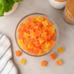 Kandírozott papaya kockák (Trópusi és Szaftos) 250 g - Magzsola prémium