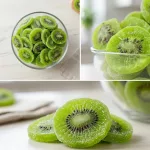 Kandírozott kiwi szeletek