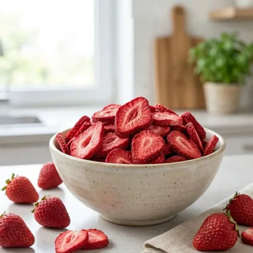 Liofilizált eper egész (Roppanós és Intenzív) 50 g - Magzsola prémium