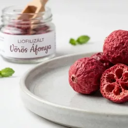   Liofilizált vörös áfonya egész (Roppanós és Édes-fanyar) 50 g - Magzsola prémium