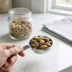 pisztácia fém kanálban - magzsola