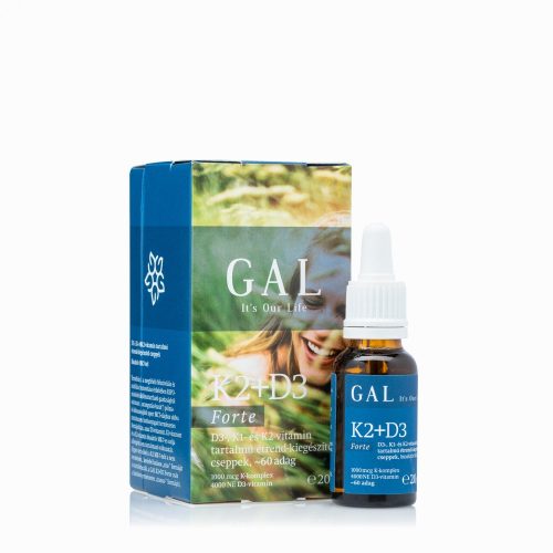 GAL K2+D3 FORTE vitamincseppek - 20 mL