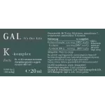 GAL K-komplex vitamin FORTE, 1000 mcg K-komplex x 60 adag