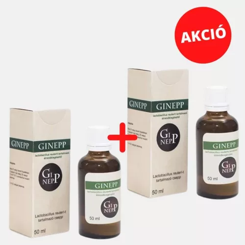 GINEPP cseppek 2db, 2x50 mL, ingyenes pipettával!