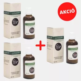 GINEPP cseppek 3db, 3x50 mL, ingyenes pipettával!