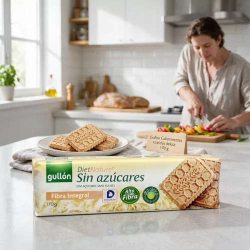 Gullon Cukormentes rostdús keksz 170 g