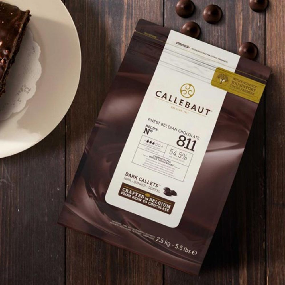 Callebaut Étcsokoládé korong 400gr