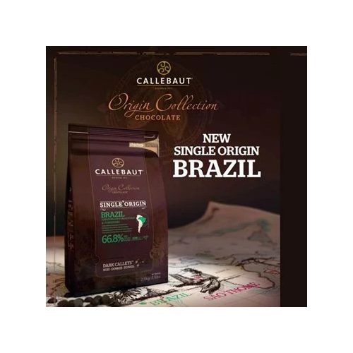 Étcsokoládé pasztilla, Brazil 66,8% Callebaut, 2,5 kg