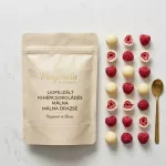 Liofilizált fehércsokoládés málna drazsé (Roppanós és Luxus) 250 g - Magzsola prémium