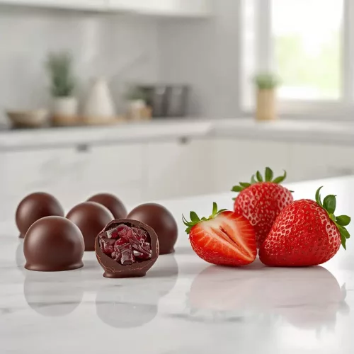 Étcsokis aszalt eper drazsé (Kényeztető és Gourmet) 250 g - Magzsola prémium
