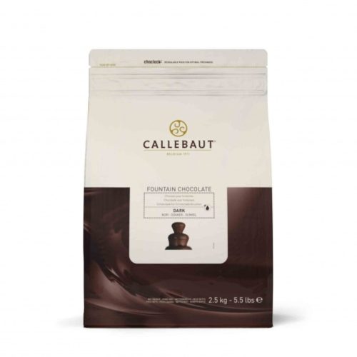 Callebaut étcsokoládé csoki szökőkútba, 57.9%,  2.5kg-os