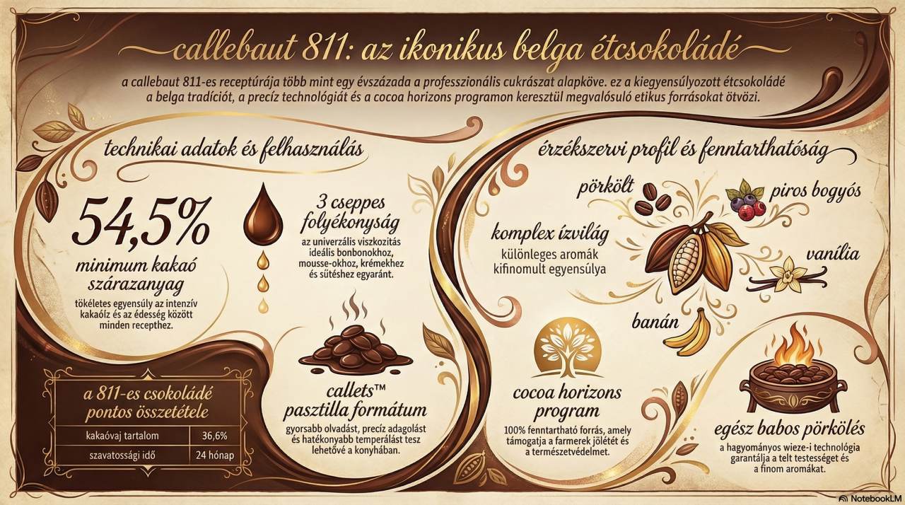 Minden információ, amit a Callebaut 811-es, 3 cseppes étcsoki pasztilláról tudni kell. 