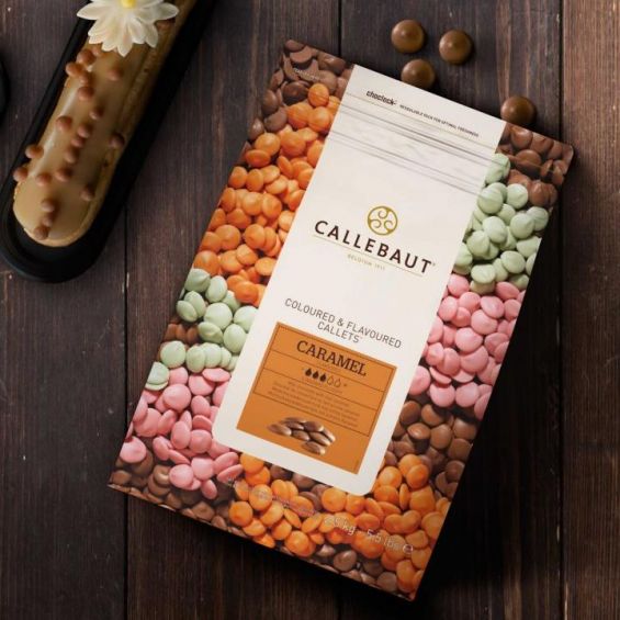 Callebaut karamell ízű tejcsokoládé pasztillák - magzsola.hu