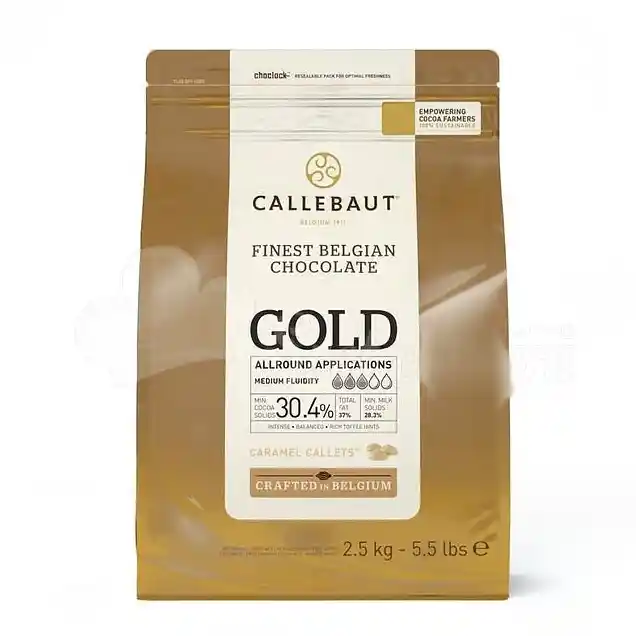 callebaut gold 2,5 kg arany karamell pasztillák