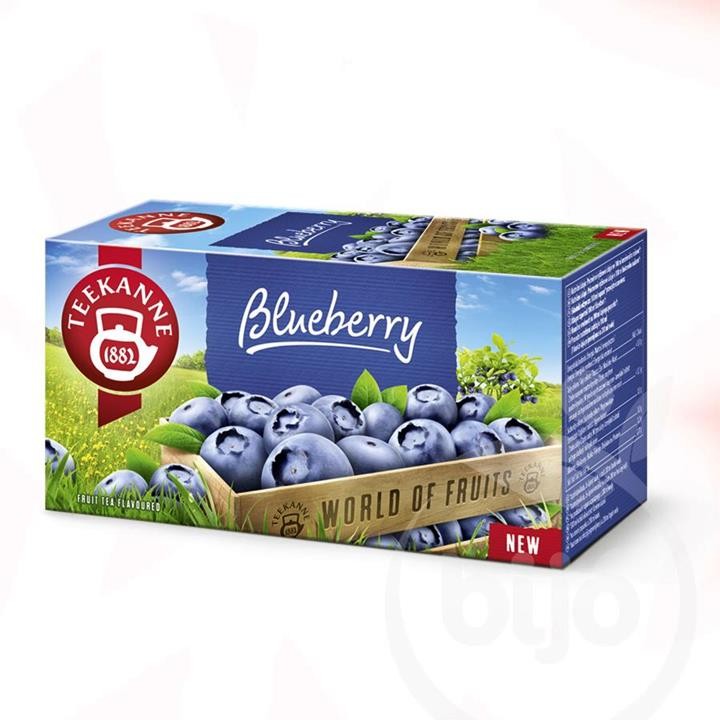 Teekanne fekete áfonya ízesítésű gyümölcstea / blueberry - 20 g